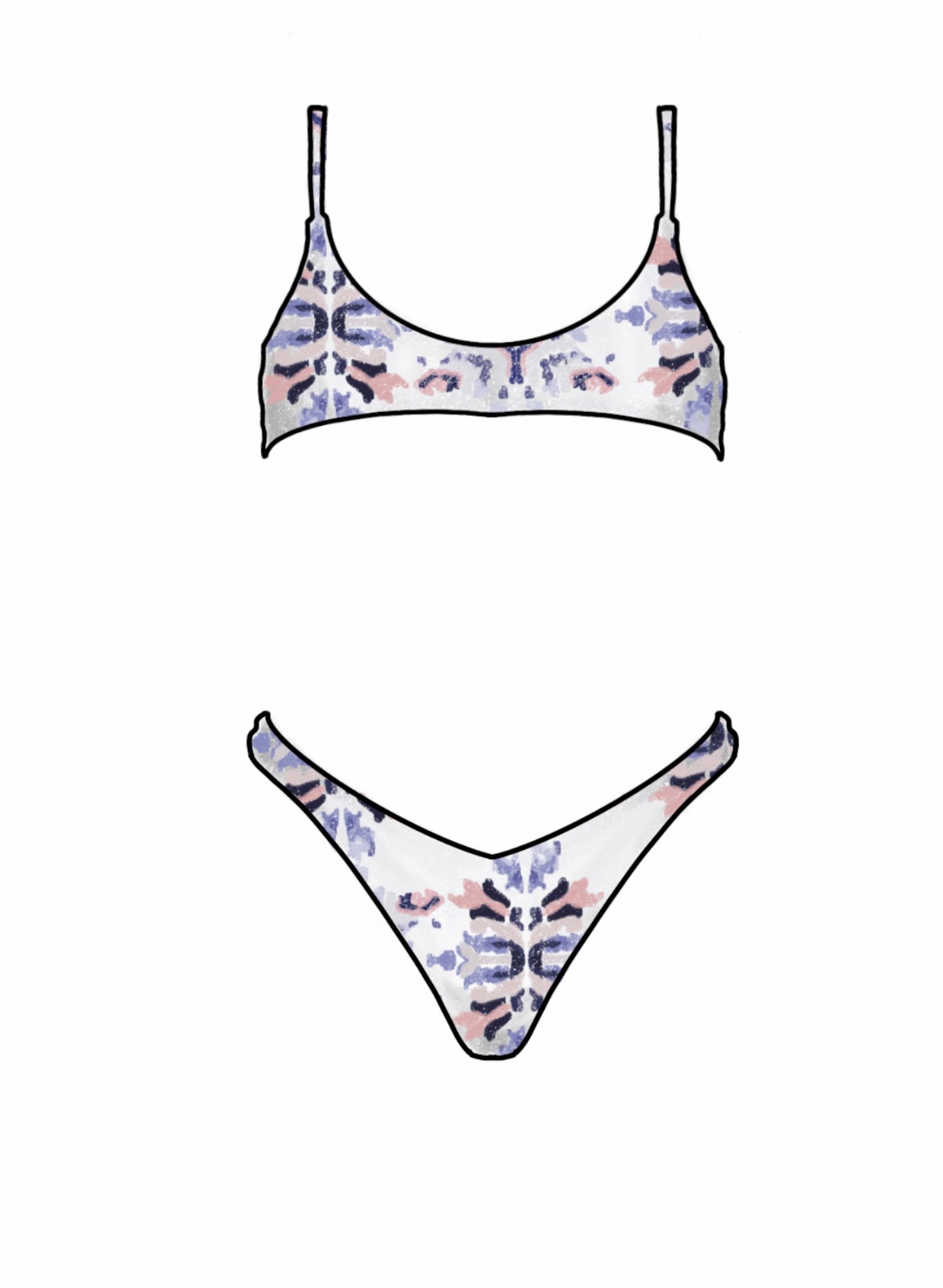 BIKINI PLAIN MARIPOSA 