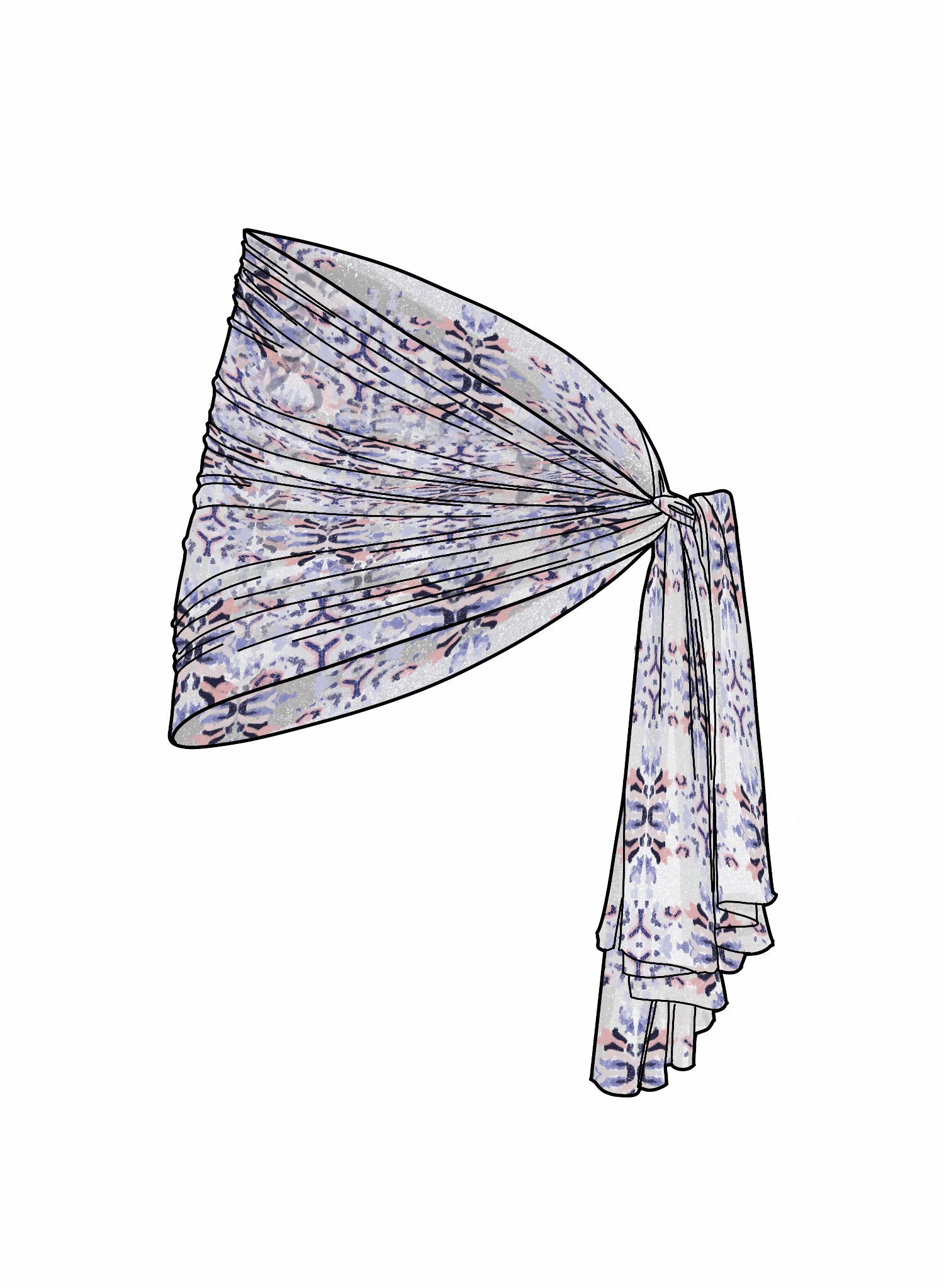 BUTTERFLY MESH PAREO